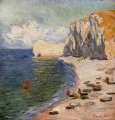 The Beach and the Falaise d Amont Claude Monet